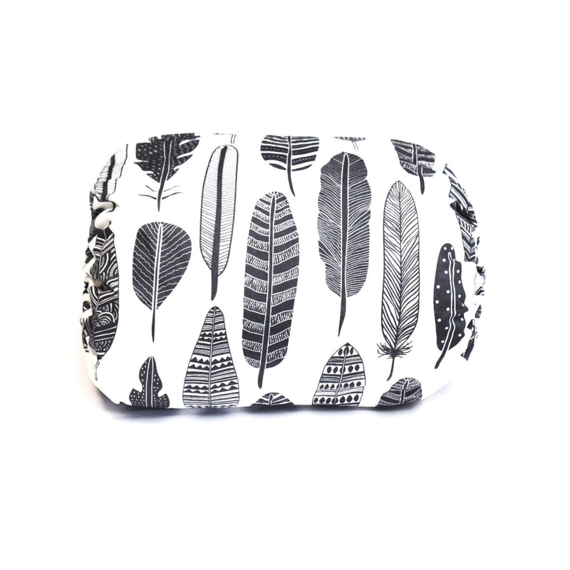 Mamma-pillo ECO Grey and White Feathers Additional Cover